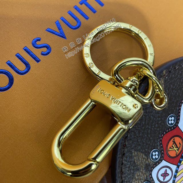 LOUIS VUITTON專櫃新款包包 路易威登Illustre Vivienne Funfair Xmas包飾 LV動物印花鑰匙扣  ydh4044